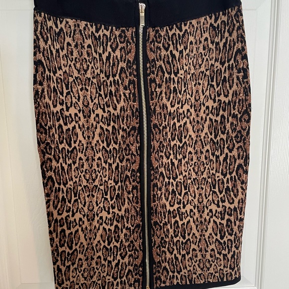 Cache leopard double zip skirt - Picture 3 of 10